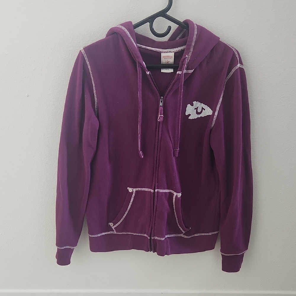 True Religion Rich Purple Zip-Up Jacket